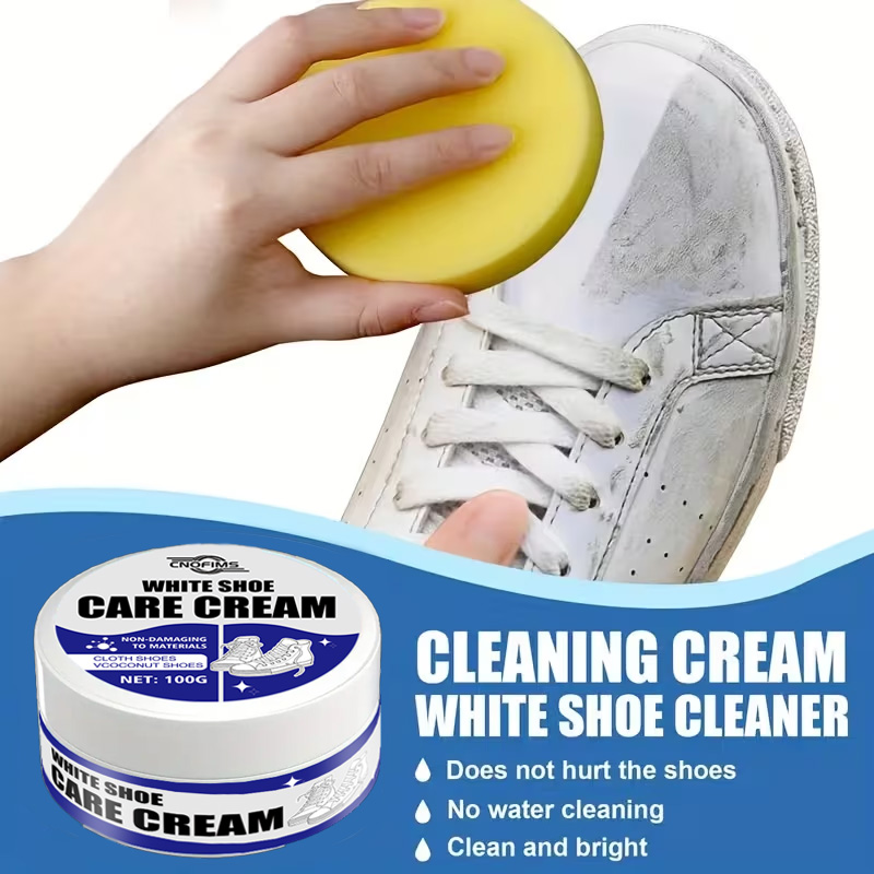 Shoe Cleaner - Crema detergente per scarpe bianca: Smacchiatore