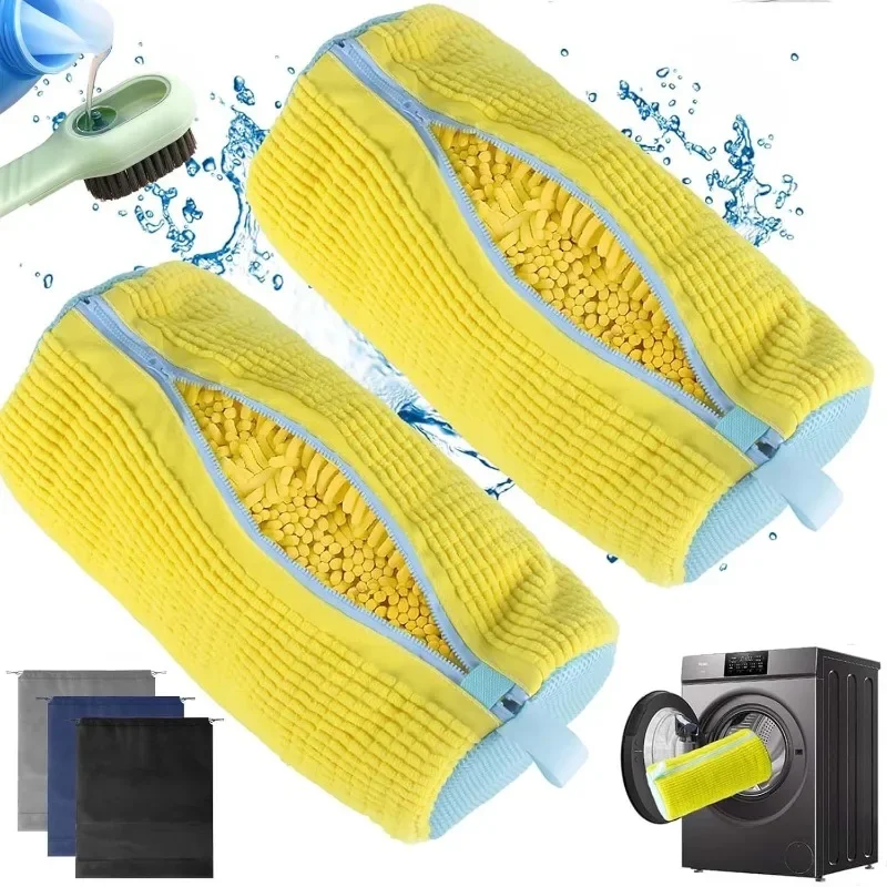 Shoe Cleaning Brush - Borsa per lavatrice per scarpe 2/3
