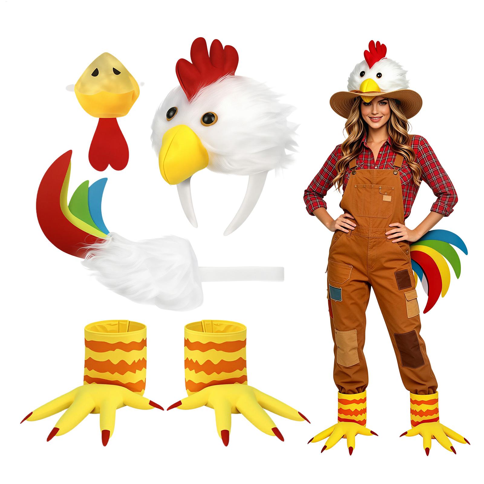 Shoe Brush - Accessori per costume da gallo: fascia