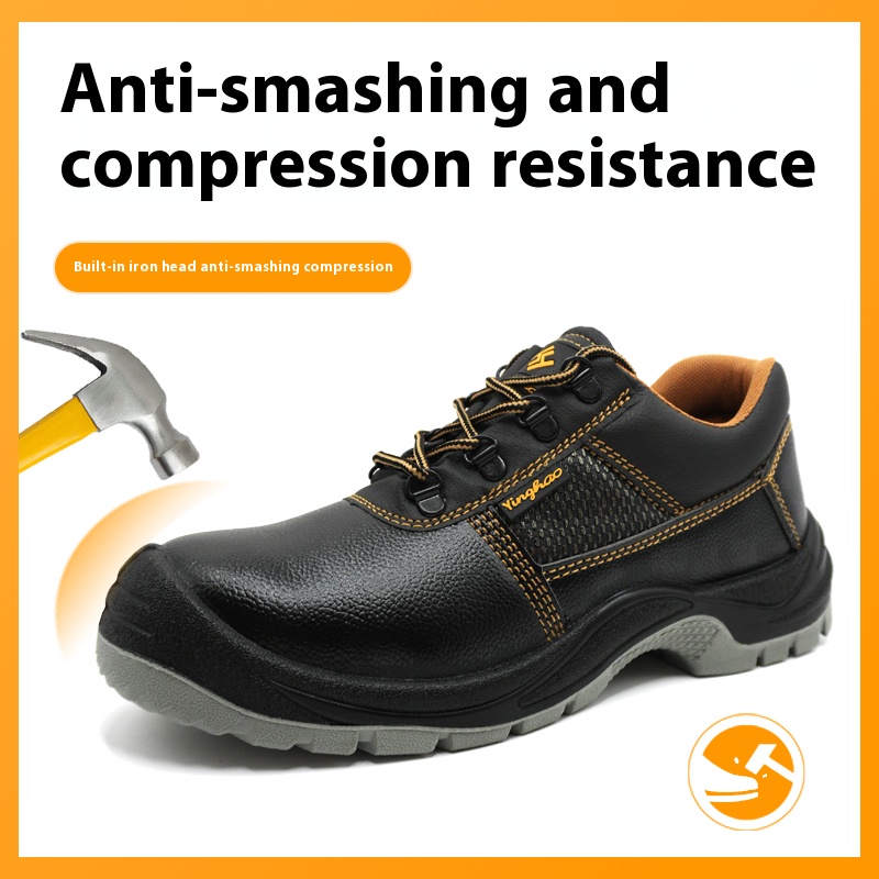 Leather Shoe Polish - Scarpe da lavoro antinfortunistiche anti-sfondamento e