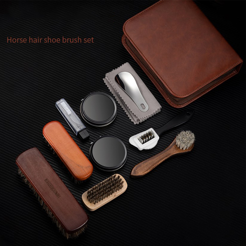 Set di spazzole per scarpe Hor - Leather Shoe Polish recensione e prezzo