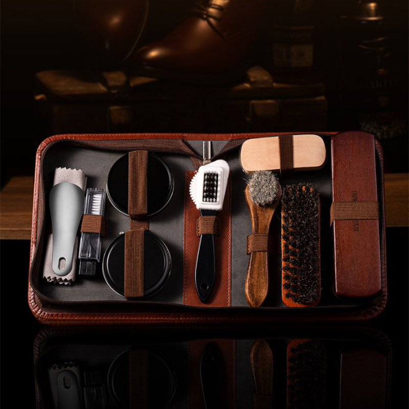 Set di spazzole per scarpe Hor - Leather Shoe Polish recensione e prezzo