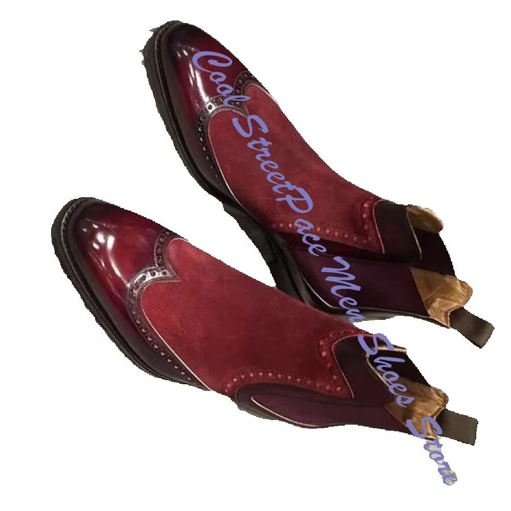 Stivali Chelsea Vintage Rossi  - Leather Shoe Polish recensione e prezzo