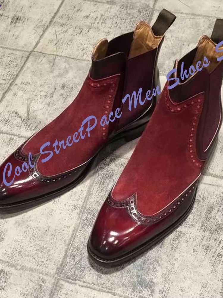 Stivali Chelsea Vintage Rossi  - Leather Shoe Polish recensione e prezzo