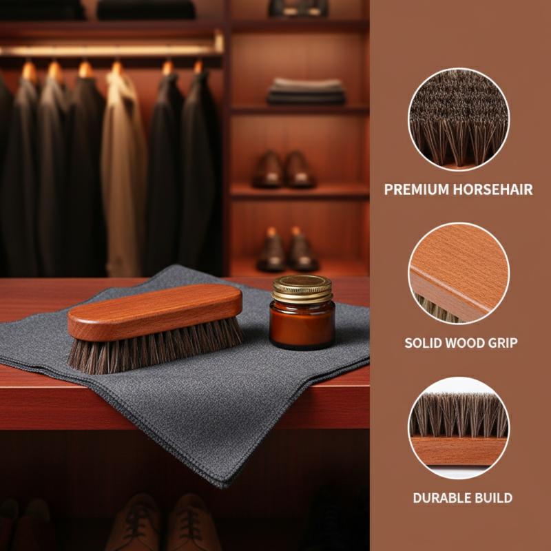 Spazzola per Scarpe in Legno c - Leather Shoe Polish recensione e prezzo